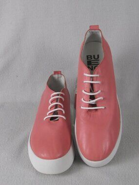 Bueno Leather Wedge Heels – Peach Pink – Size EU 41 (US 9.5 - 10) – EUC